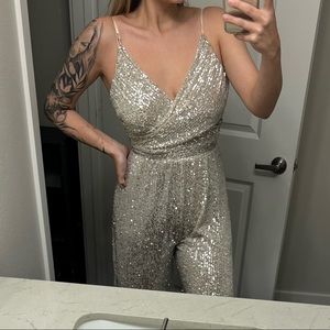 Sequin Jumpsuit